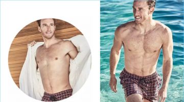 Poolside Bliss: Rodrigo Calazans Rocks Swimwear from Neiman Marcus Poolside Bliss: Rodrigo Calazans Rocks Swimwear from Neiman Marcus