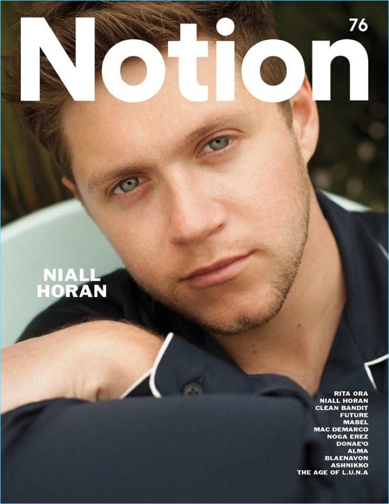 Niall Horan covers the most recent issue of Notion magazine.