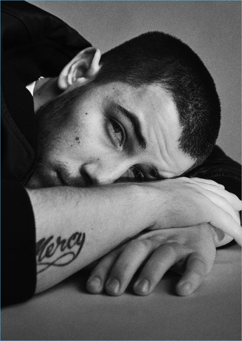 Front and center, Nick Jonas appears in a new story for HERO magazine.