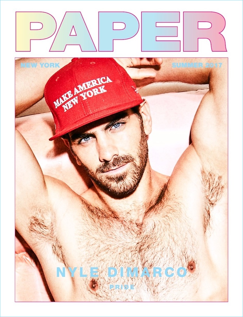 Nyle DiMarco Shirtless Paper Magazine Cover