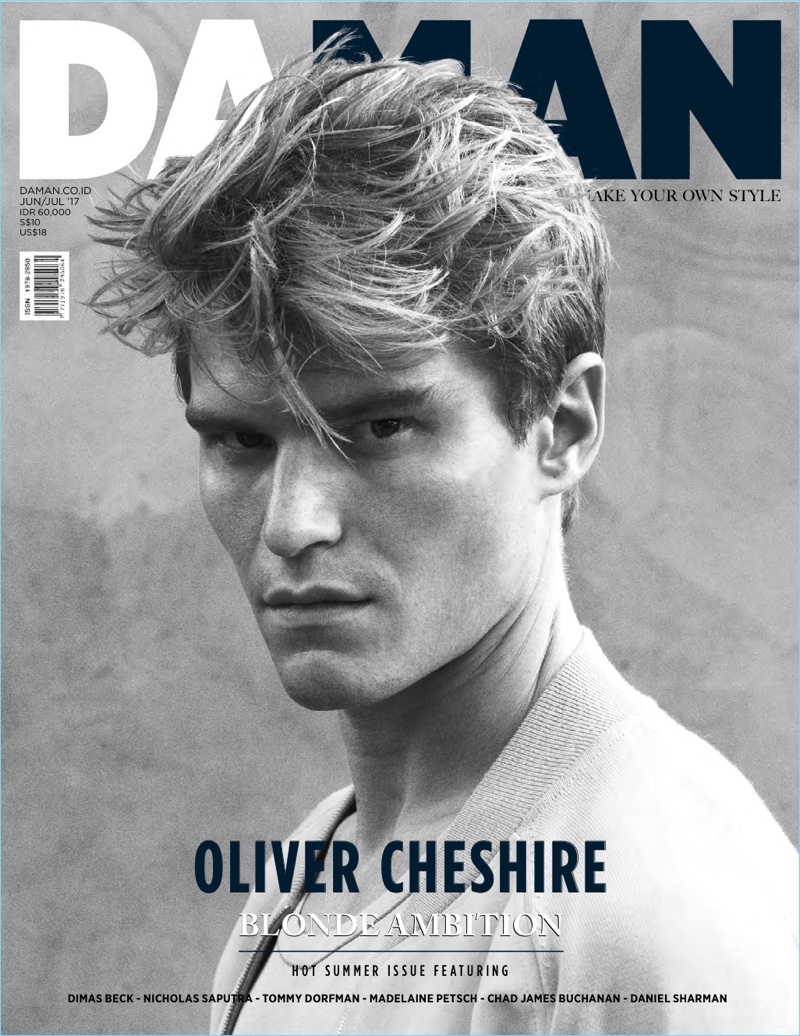 Oliver Cheshire covers the June/July 2017 issue of Da Man.