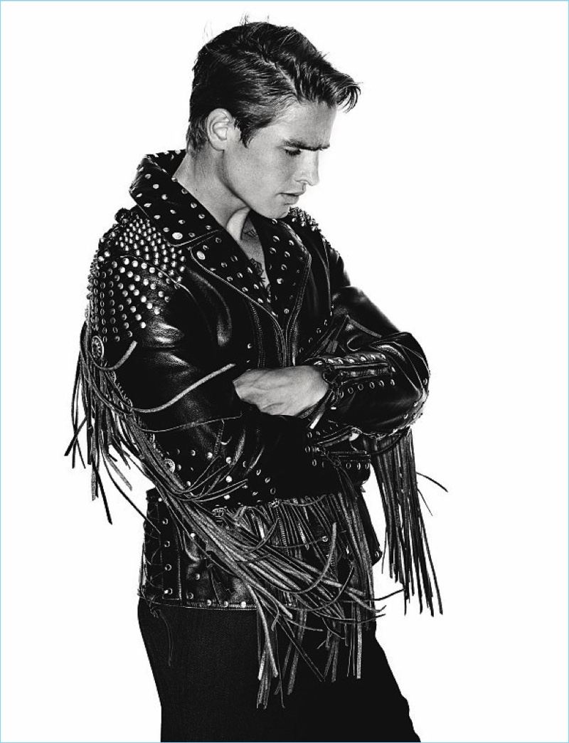 Patrick O'Donnell Rocks Leather Fashions for Style Magazine
