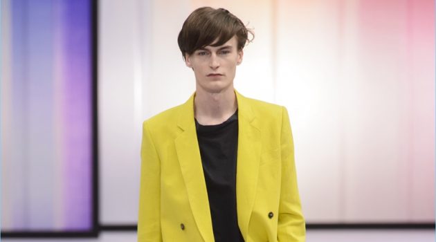 Paul Smith presents its spring-summer 2018 collection during Paris Fashion Week.