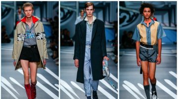 Prada presents its spring-summer 2018 men's collection during Milan Fashion Week.