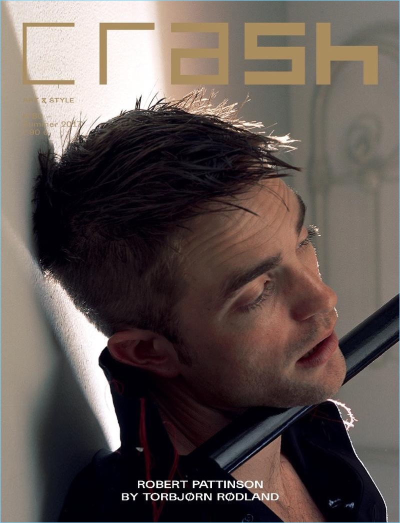 Robert Pattinson covers the most recent issue of Crash magazine.