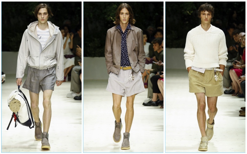 Salvatore Ferragamo presents its spring-summer 2018 men's collection during Milan Fashion Week.