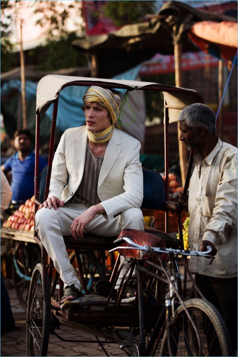 Sven de Vries travels to India for an Elle Men Thailand editorial.
