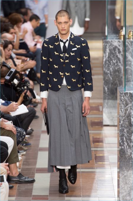 Novi američki nosač promovira rodna prava Thom-Browne-Spring-Summer-2018-Mens-Collection-005-450x677