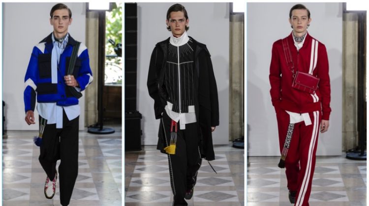Valentino presents its spring-summer 2018 men's collection during Paris Fashion Week.