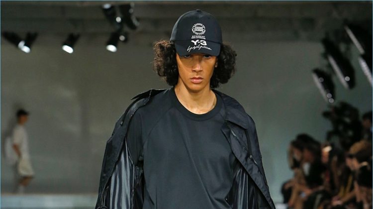 Y-3 presents its spring-summer 2018 collection during Paris Fashion Week.