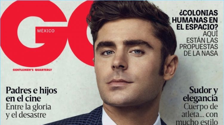 Zac Efron covers the June 2017 issue of GQ México.