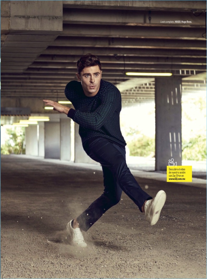 Nino Muñoz photographs Zac Efron in HUGO Hugo Boss.