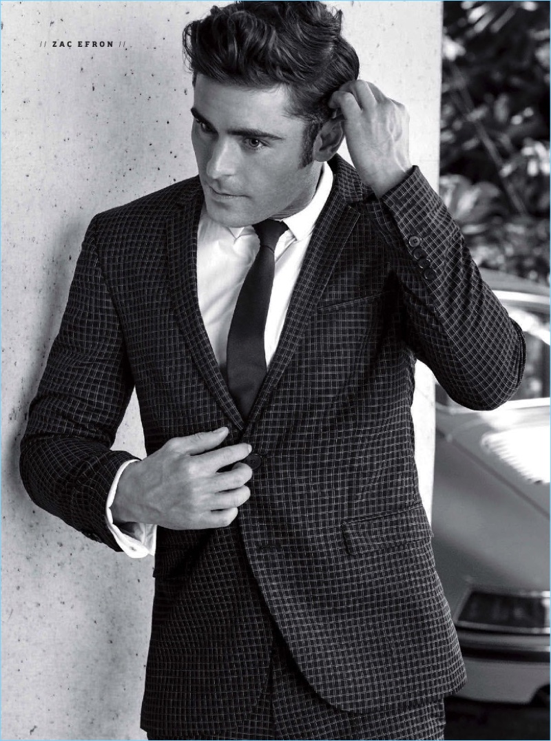 Zac Efron Covers GQ México, Stars in HUGO-Clad Photo Shoot