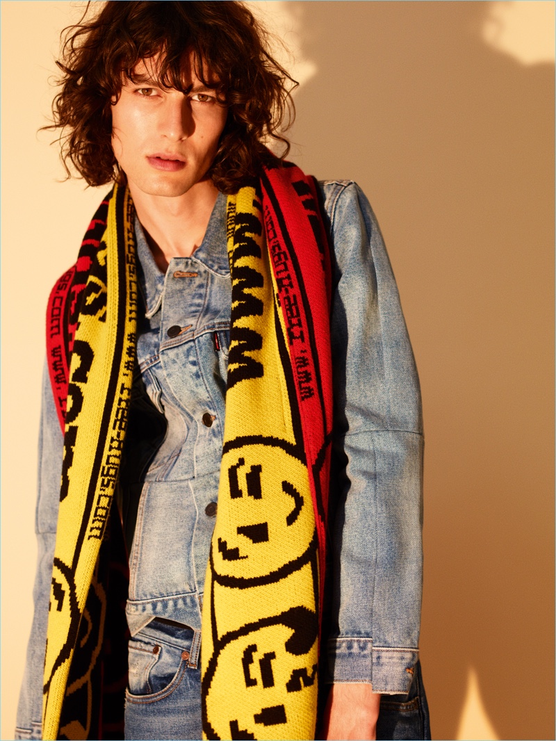 Model Ákos Sógor rocks a Vetements look for APROPOS.