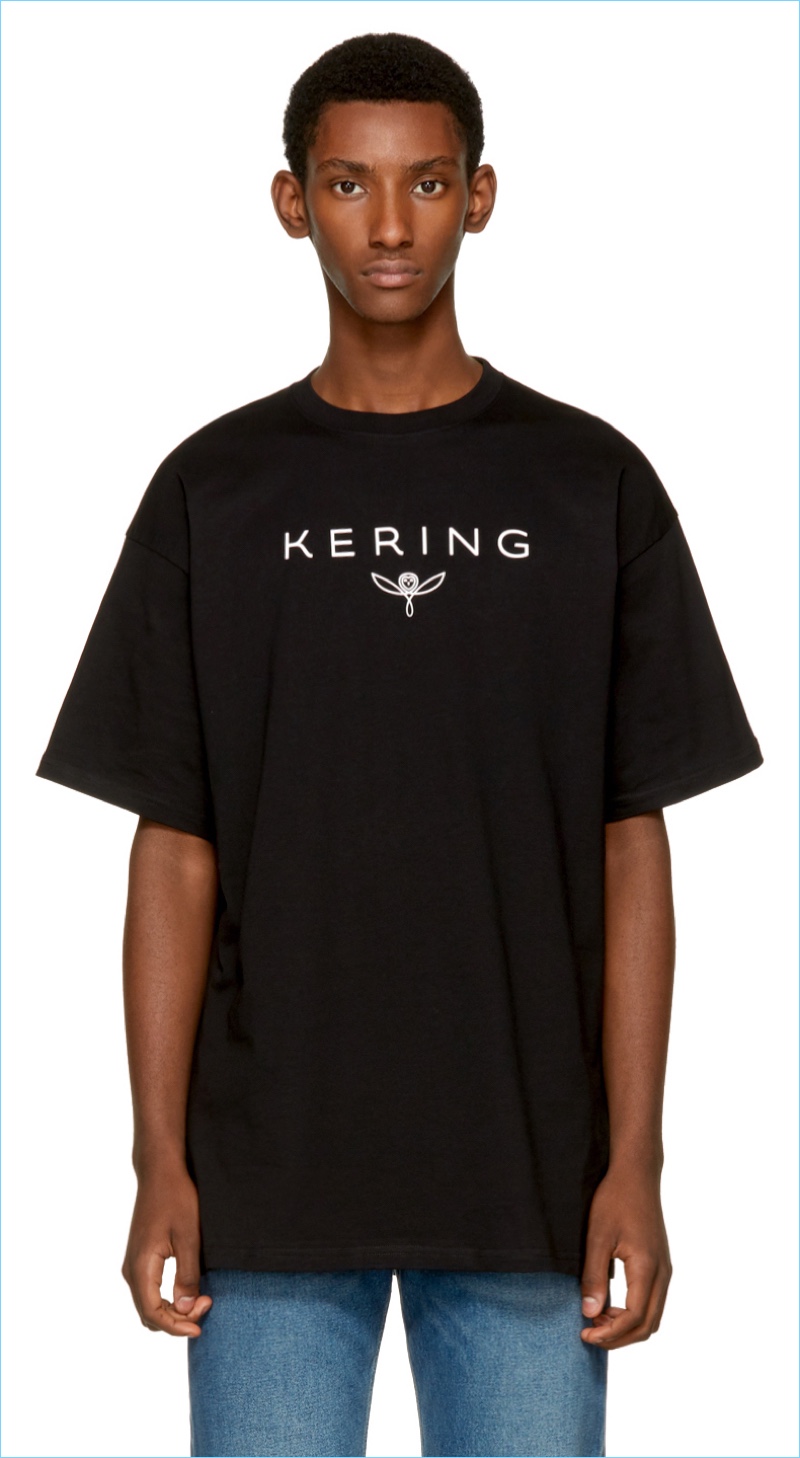 Balenciaga Black Kering T-Shirt