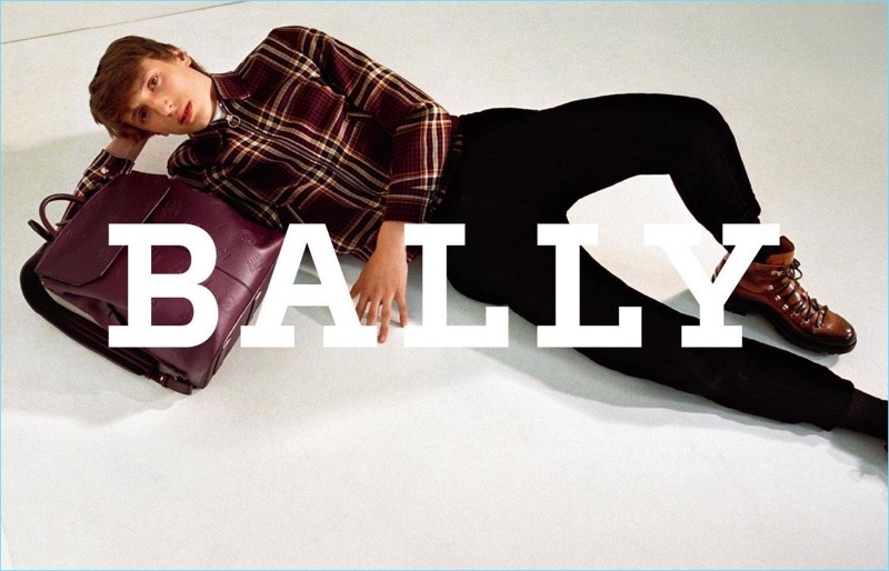 Bally taps model Antoine Duvernois as the face of its fall-winter 2017 campaign.