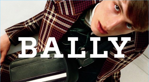 Bally's Mad About Plaid for Fall '17 Campaign Antoine Duvernois fronts Bally's fall-winter 2017 campaign.