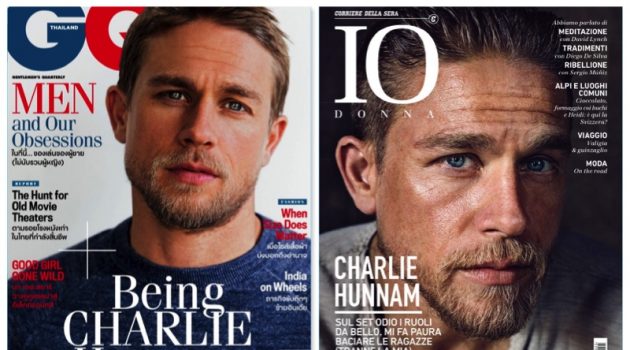 Charlie Hunnam Covers GQ Thailand & IO Donna English actor Charlie Hunnam covers GQ Thailand and IO Donna.