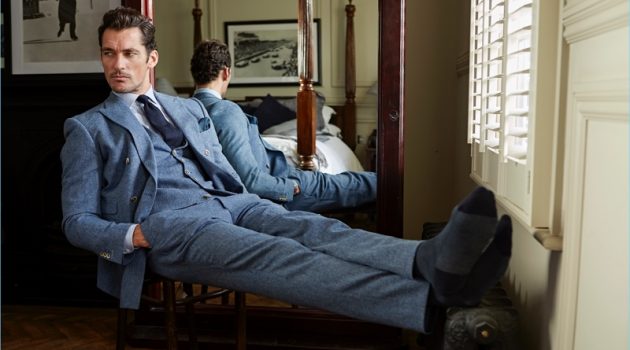 David Gandy Talks Wedding Style Tips with London Sock Co. David Gandy appears in an image for London Sock Co.