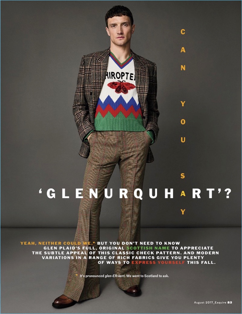 Esquire 2017 Editorial Glen Plaid Fashions 002