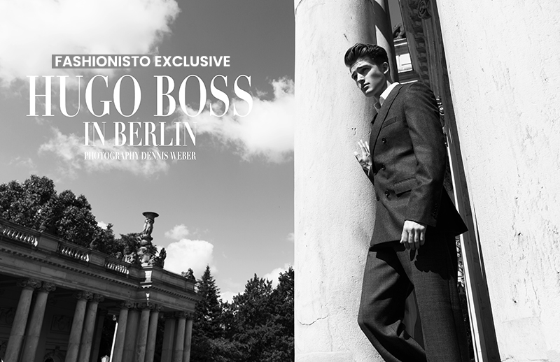 Niclas dons a dashing suit by Hugo Boss.