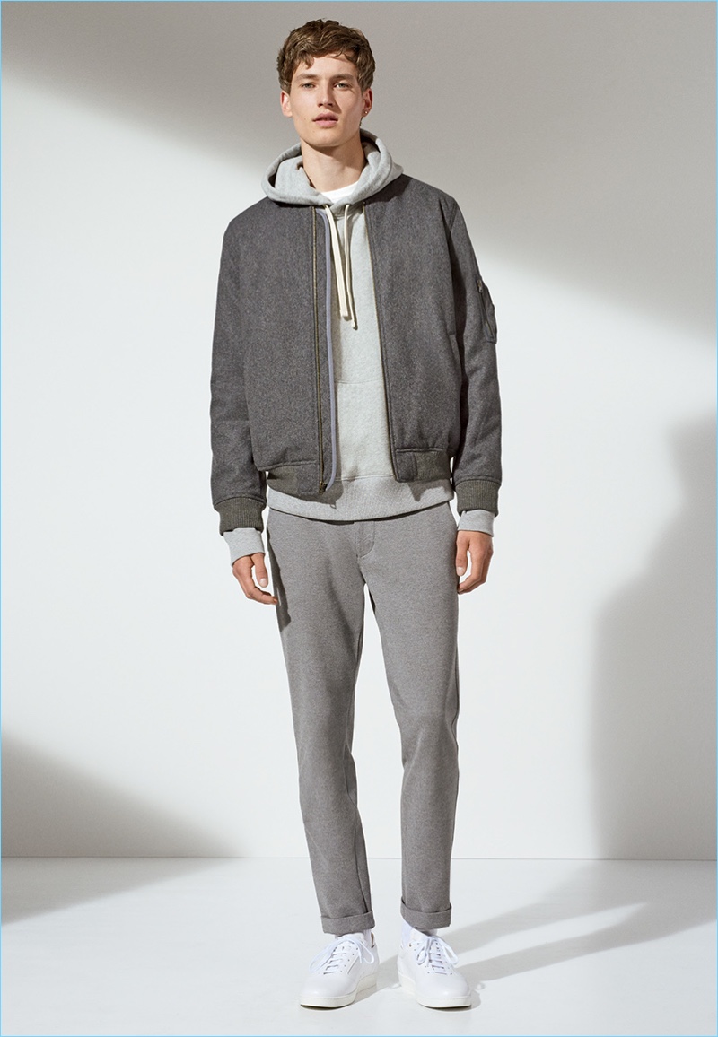 Gap champions monochromatic style with a casual fall look.