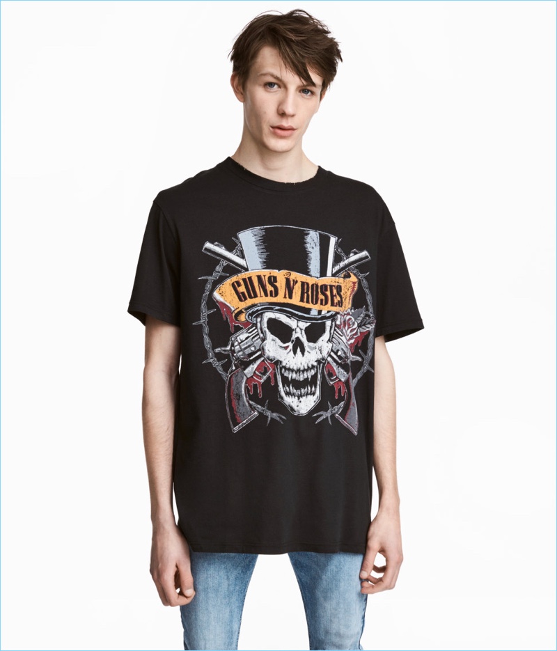 Black Guns N' Roses Men's T-Shirt