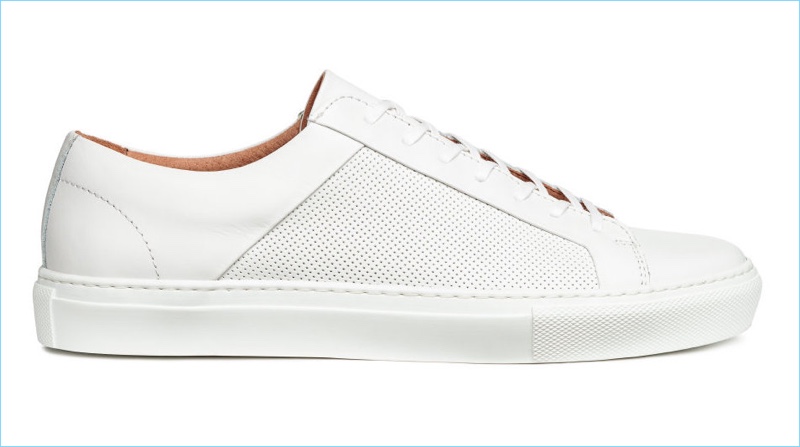 H&M White Leather Sneakers