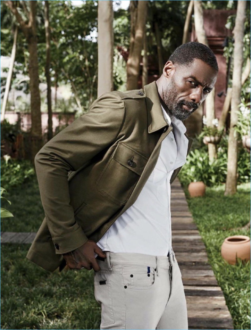 Connecting with Essence, Idris Elba stars in a new photo shoot.