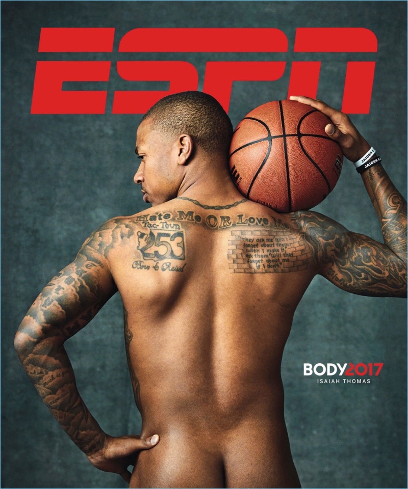 Isaiah Thomas covers the 2017 Body issue of ESPN magazine.
