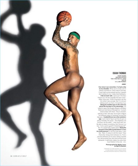 Isaiah Thomas Nude 2017 ESPN Body Issue Photo Shoot