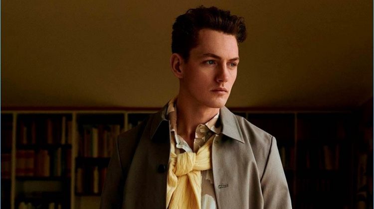 Jakob Hybholt Dons Chic Fashions for Euroman