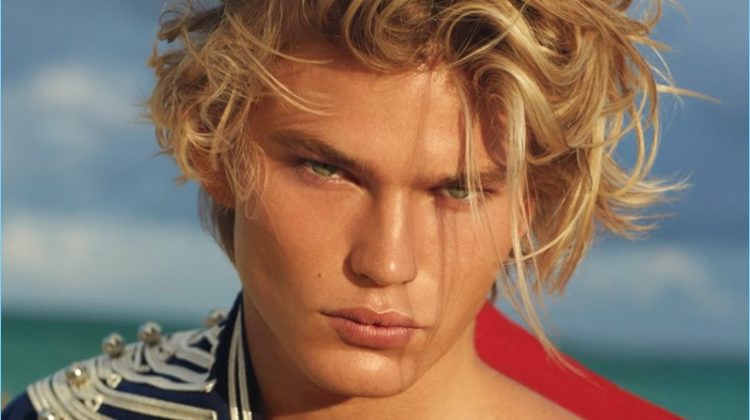 Jordan Barrett Hits the Beach with The Daily