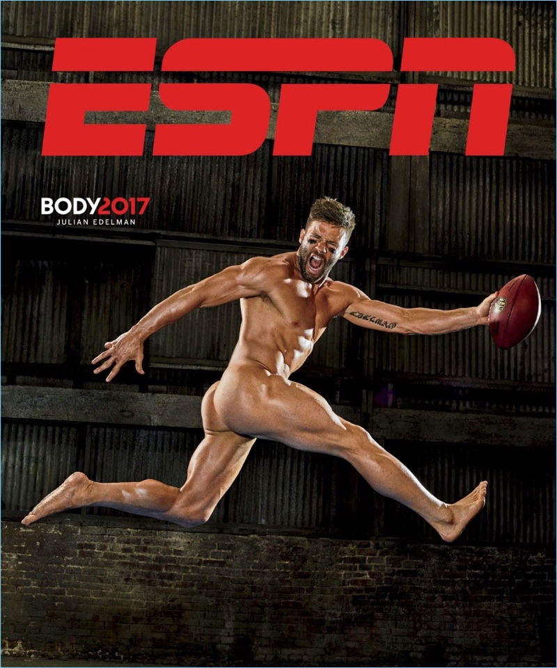 Julian Edelman covers the 2017 Body issue of ESPN magazine.