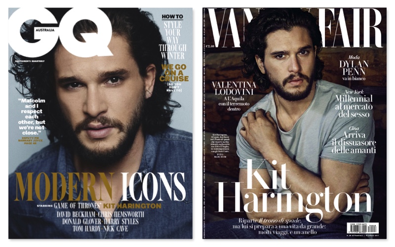 Kit Harington 2017 Covers