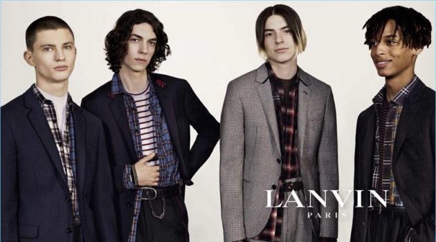 Collier Schorr photographs Lanvin's fall-winter 2017 men's campaign.