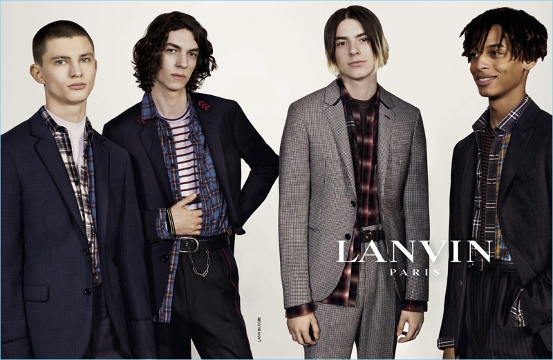 Collier Schorr photographs Lanvin's fall-winter 2017 men's campaign.