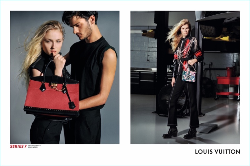 Game of Thrones actress Sophie Turner and model Santiago Robledo star in Louis Vuitton's Series 7 fall-winter 2017 campaign.