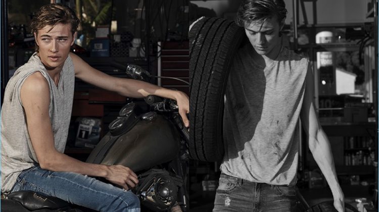Lucky Blue Smith Gets His Hands Dirty for Penshoppe’s DenimLab Campaign