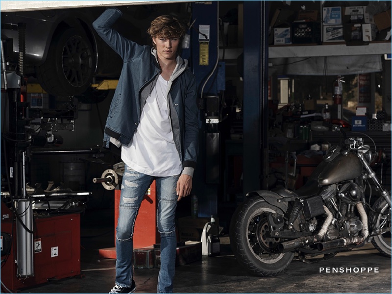 Reuniting with Penshoppe, Lucky Blue Smith stars in the brand's DenimLab campaign.