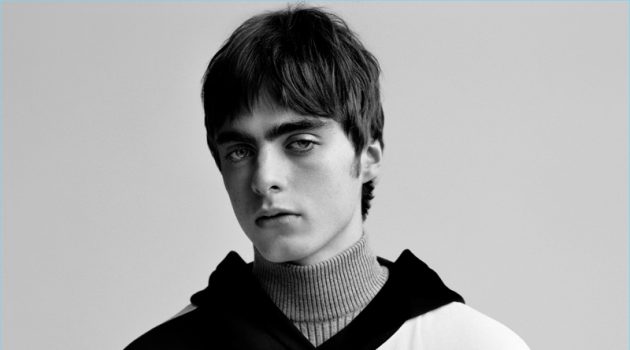 Lennon Gallagher Stars in MSGM's Fall '17 Campaign Lennon Gallagher rocks a black and white hoodie for MSGM's fall-winter 2017 campaign.