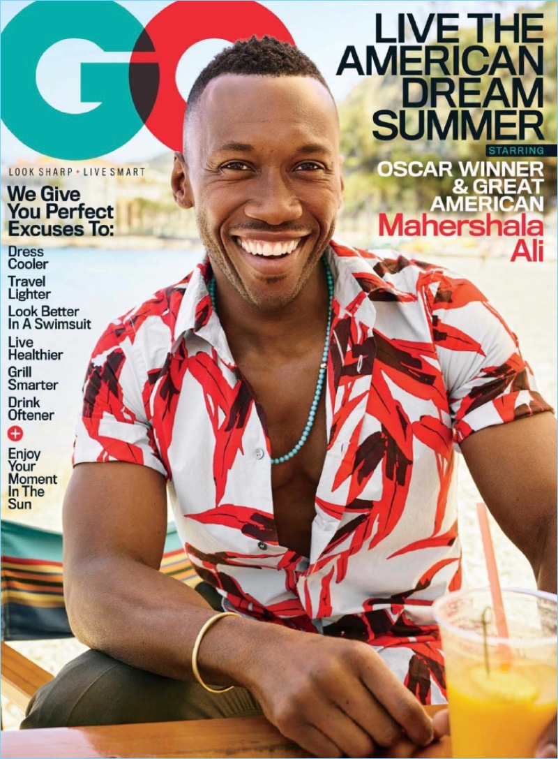 Mahershala Ali covers the July 2017 issue of GQ.