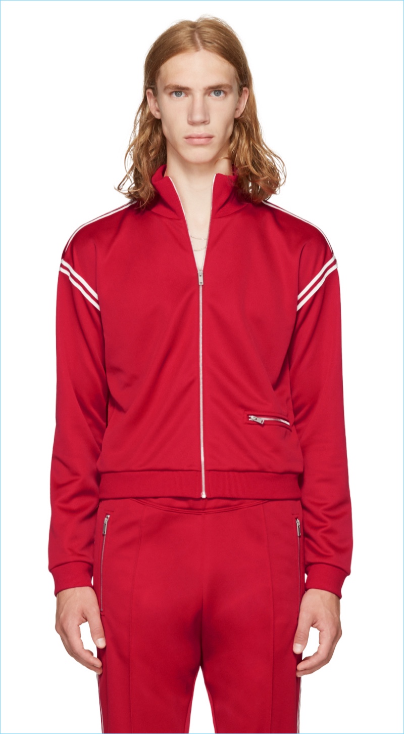 Maison Margiela Red Track Jacket » Sporty Trend: Embrace the Track Jacket Maison Margiela Red Track Jacket