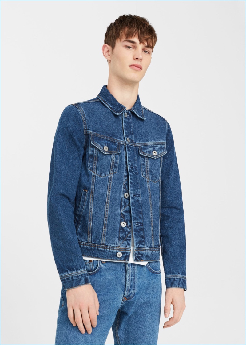 Mango Man Dark Wash Denim Jacket $27.99 Pick up an everyday essential with Mango Man's dark wash denim jacket.