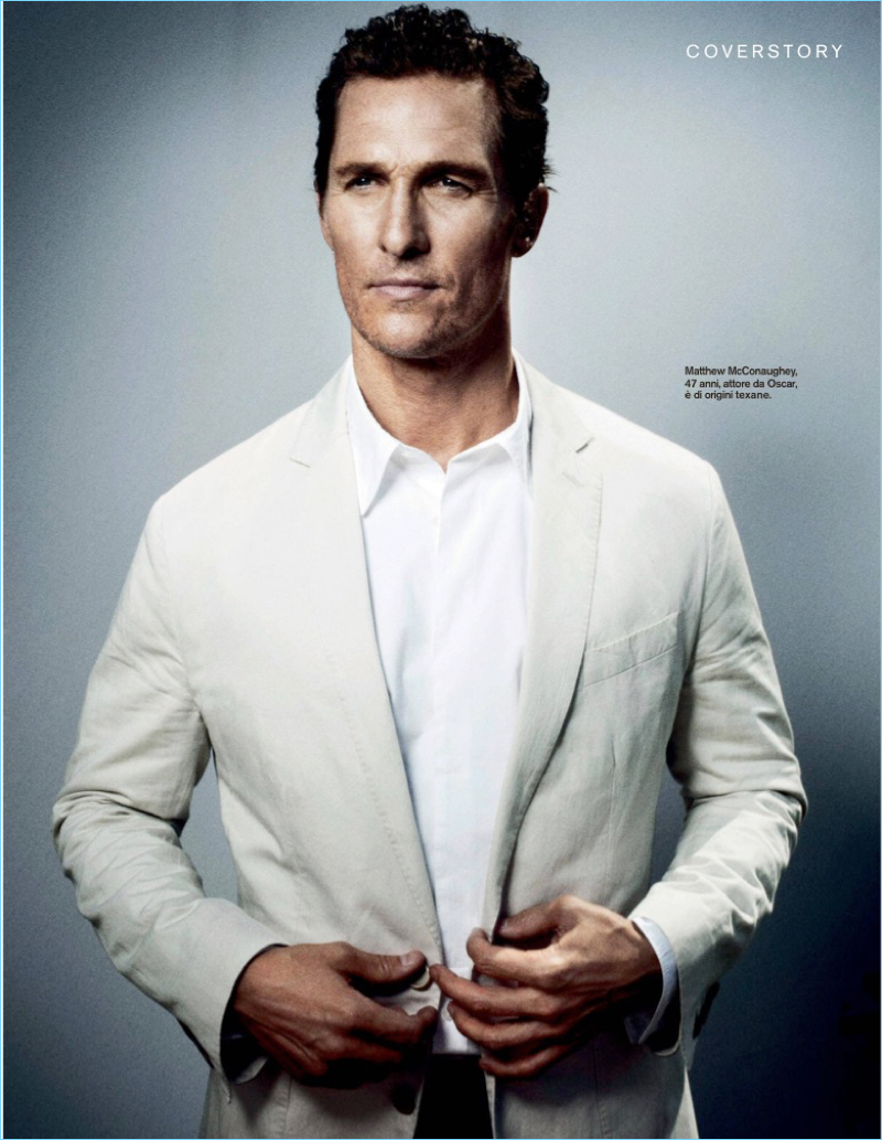 Benni Valsson photographs Matthew McConaughey for D la Repubblica.