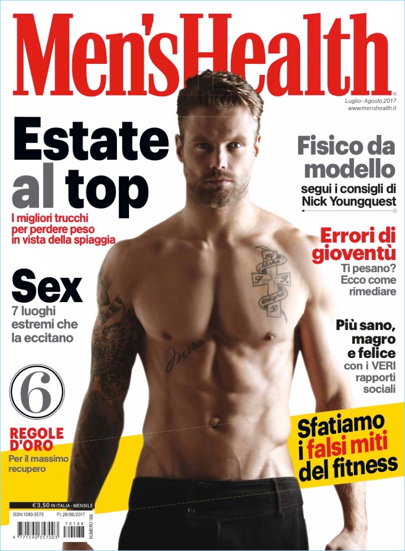 Nick Youngquest 2017 Mens Health Italia Cover Photo Shoot 001