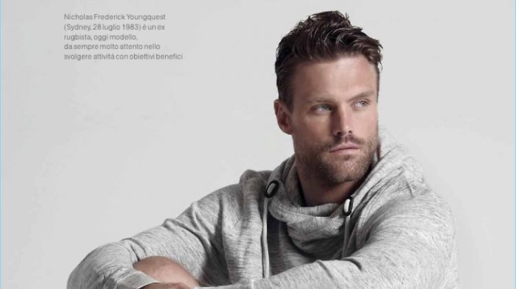 Nick Youngquest Stars in Men’s Health Italia Cover Shoot