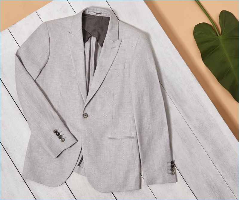 Stay cool this summer with Reiss' buggy lined blazer $325. The essential features linen blend tailoring that's wrinkle free and has plenty of ventilation. 