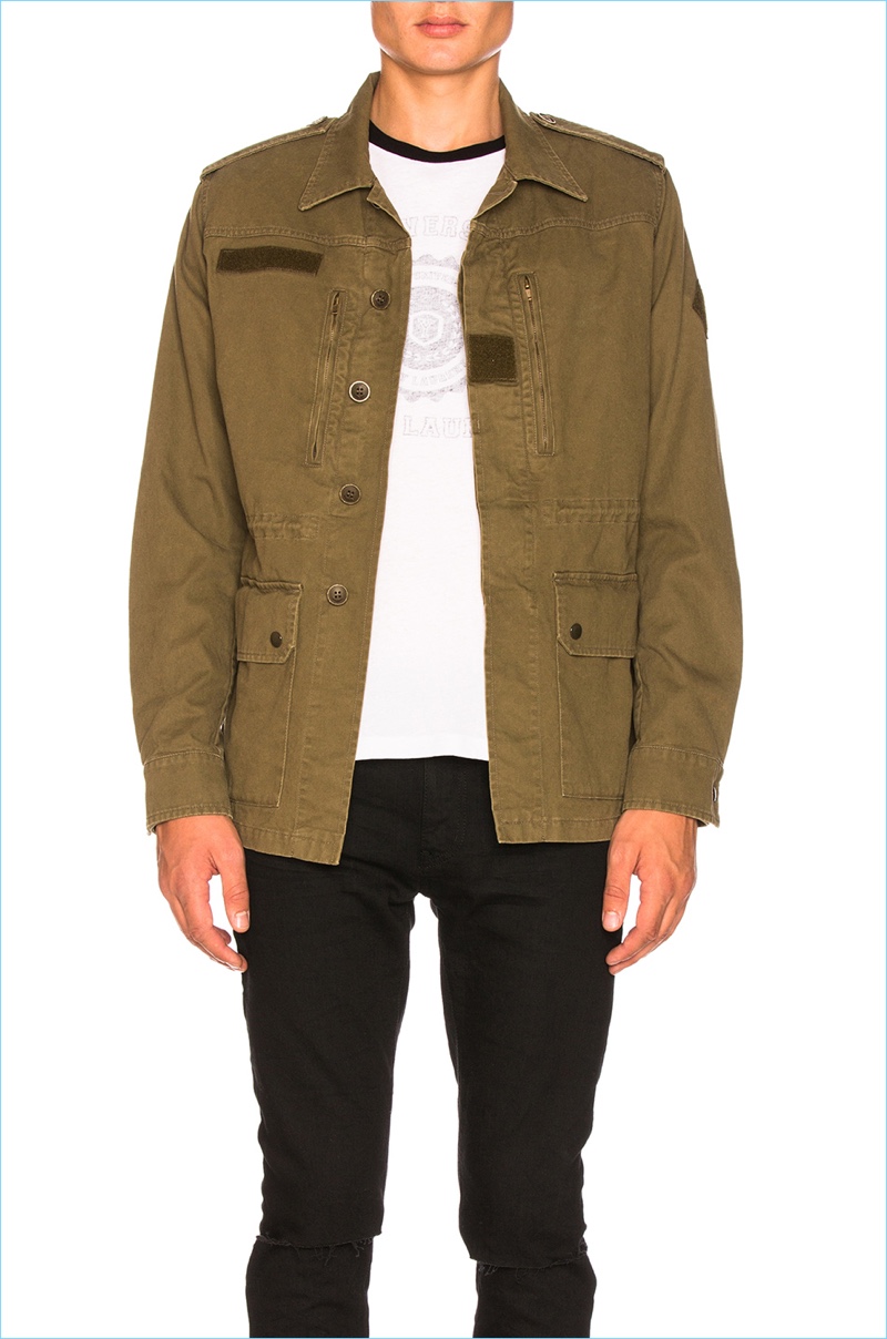 Saint Laurent Military Parka