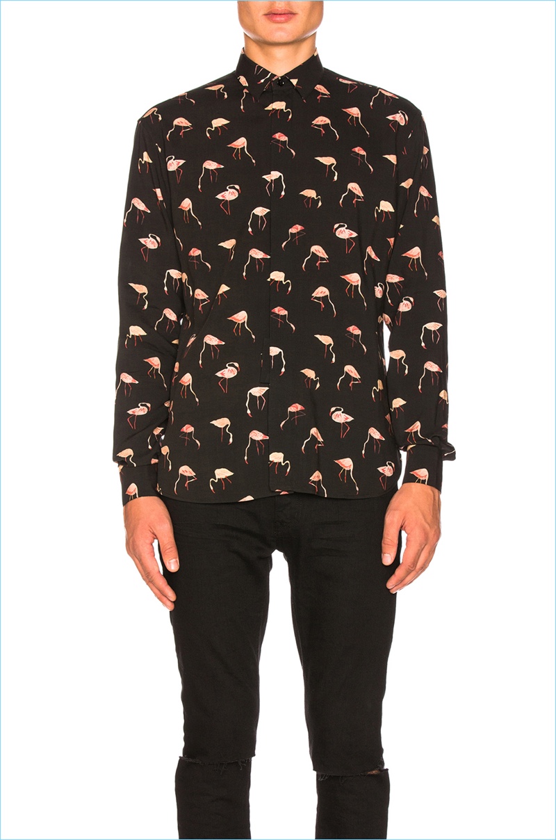 Saint Laurent Printed Shirt